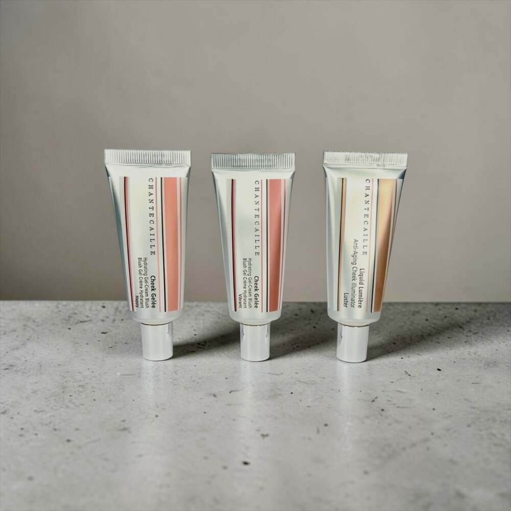 Chantecaille Cheek Gelee Gel-Cream Blush & Liquid Lumiere Bundle-Set of 3